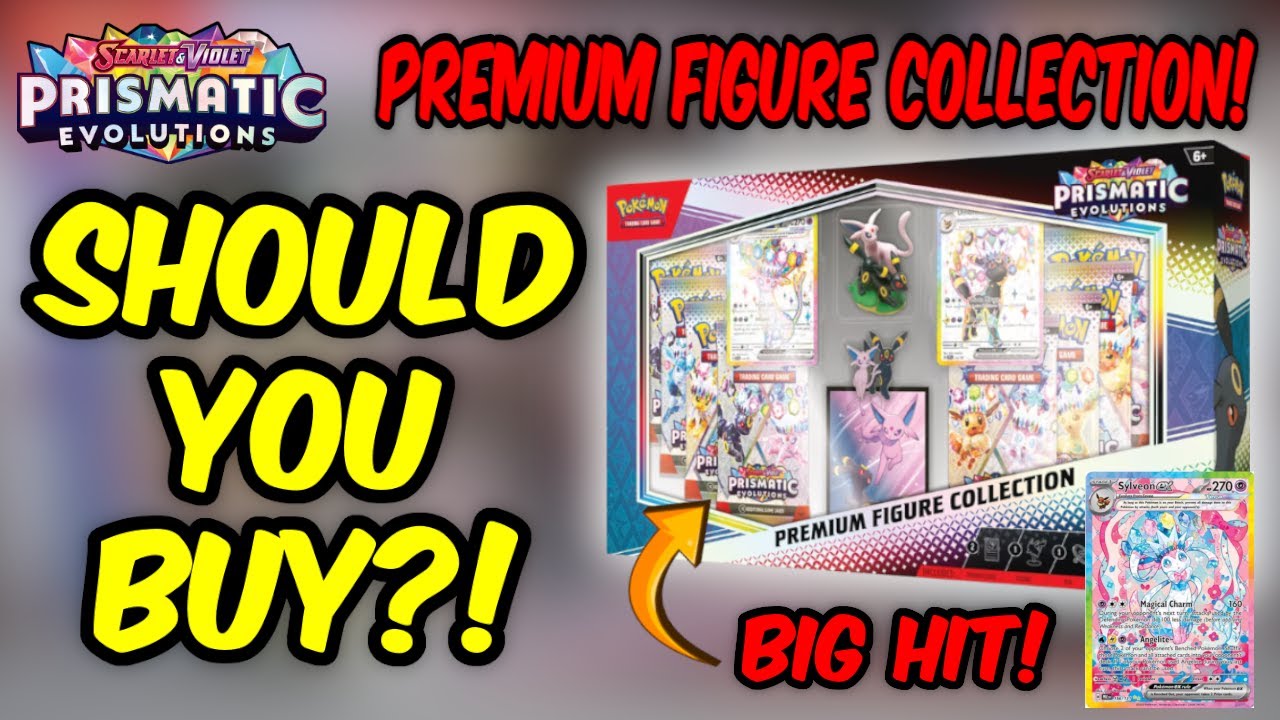 Стоит ли покупать?! Распаковка и обзор коллекционной фигурки Pokémon Prismatic Evolutions Premium...