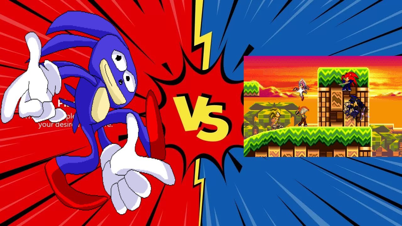 SSBC CMC PLUS V8 EXTENDED SANIC VS SONIC FANMADE REUNION