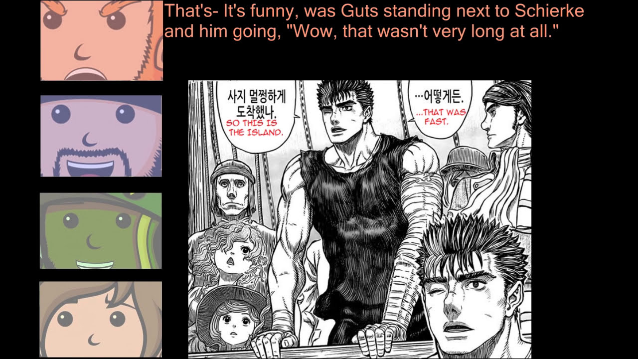 A Super Best Friendcast Moment  - Guts gets off the Boat