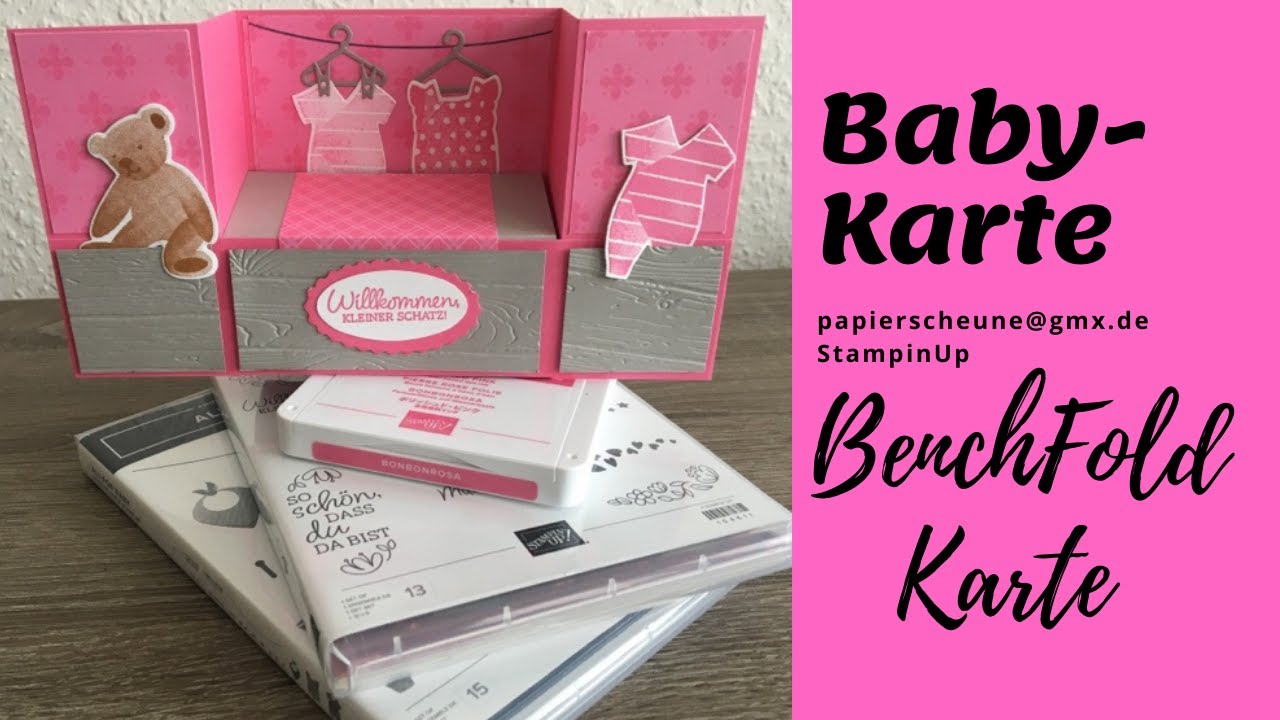 All for Baby 🍼 / BenchFold-Karte / StampinUp #stampinup#bastelnmitpapier#kartenbasteln