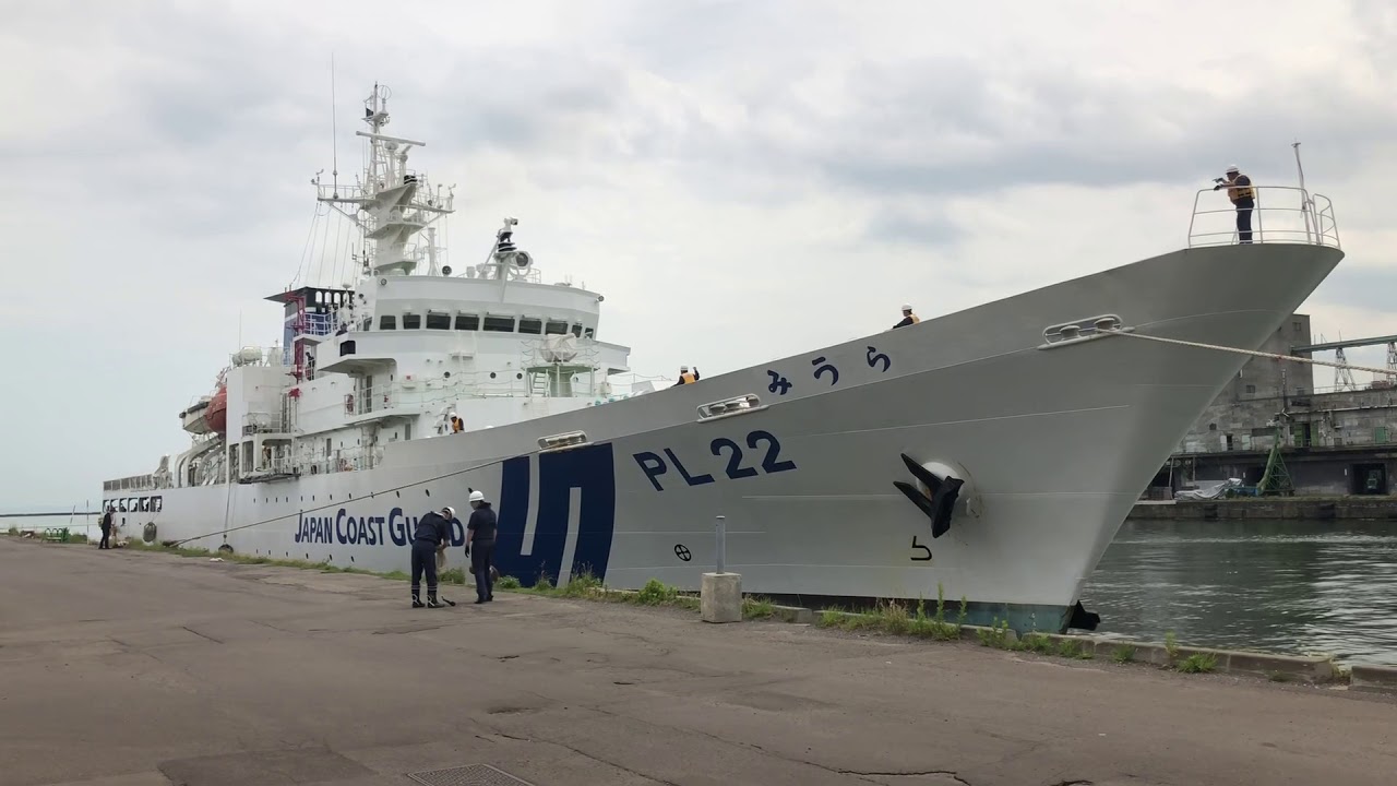 巡視船みうら小樽港入港