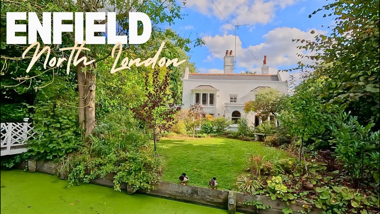 4K HDR Walking Tour of Enfield Town | Historic North London Walk