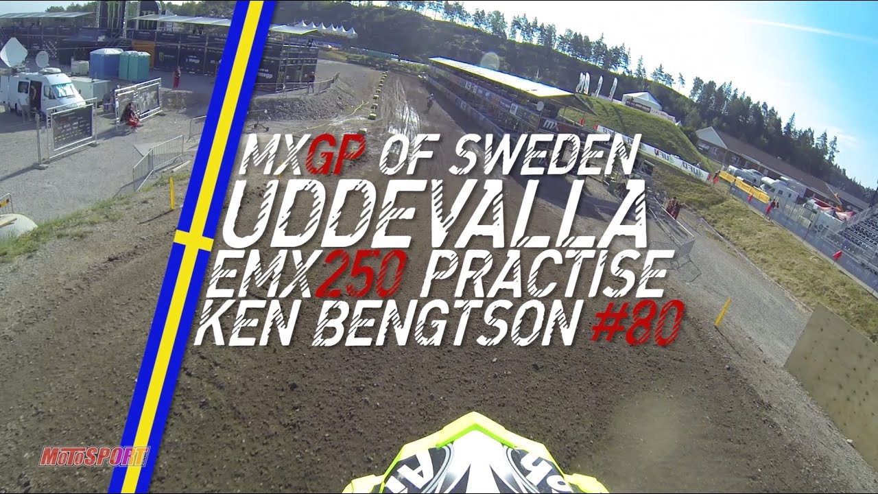 MXGP of Sweden 2015 Helmet Cam Practice Lap - Ken Bengtson
