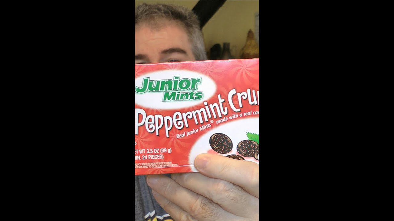 Junior Mints Peppermint Crunch Candy REVIEW | Christmas #Shorts