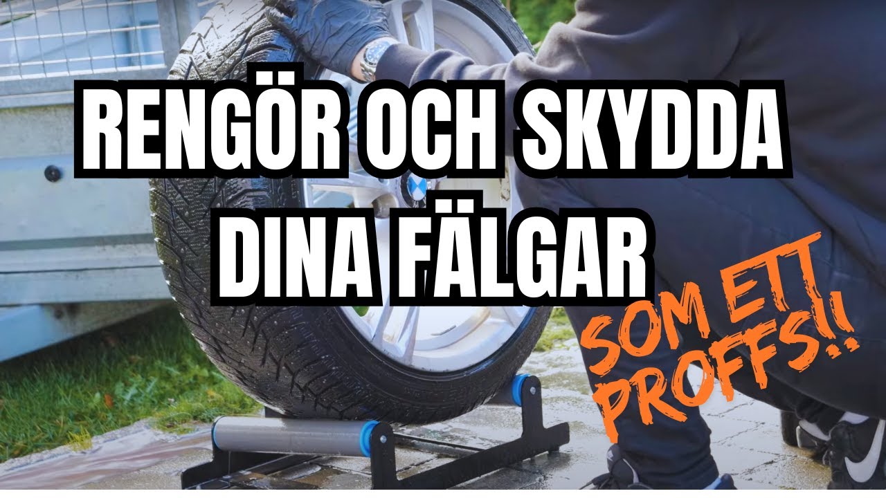 Fälgskötsel 101: Rengör och Skydda Dina Fälgar som ett Proffs!