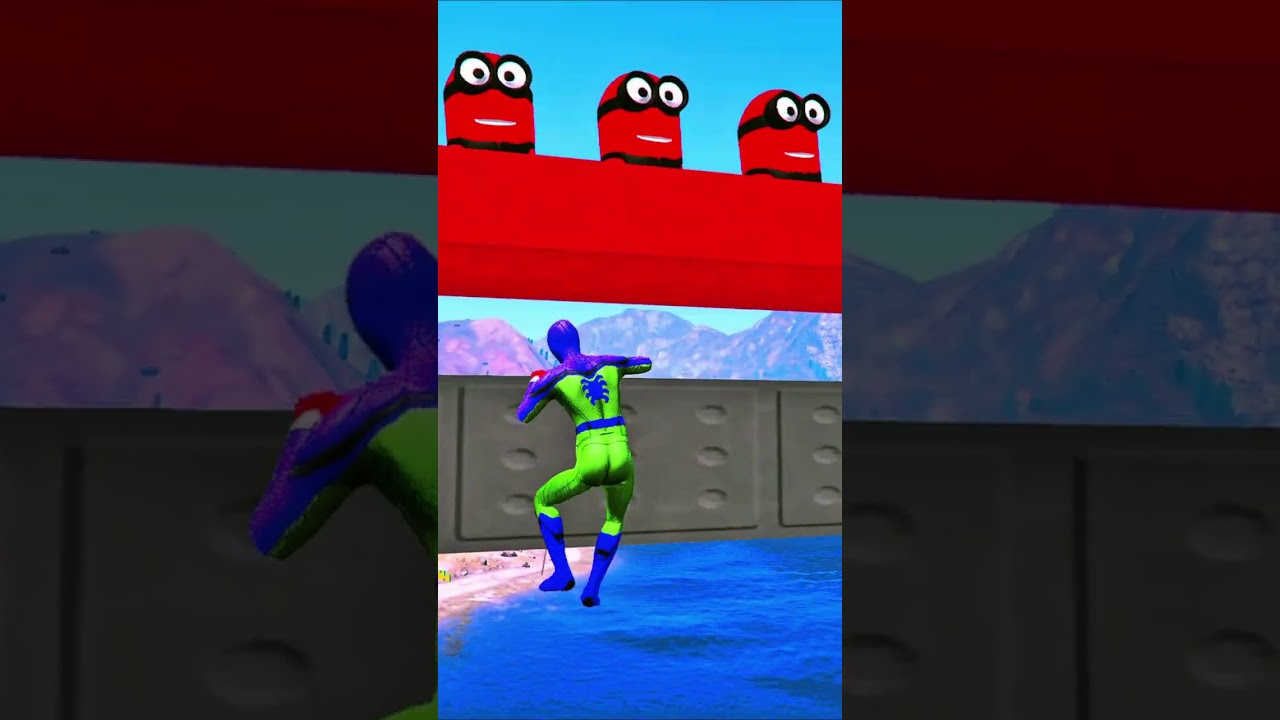 Jumps - Fails #GTA5GAMES #Epic #Ragdoll #TrendingGame #Spiderman #Game #New #Gameplay #Episode30