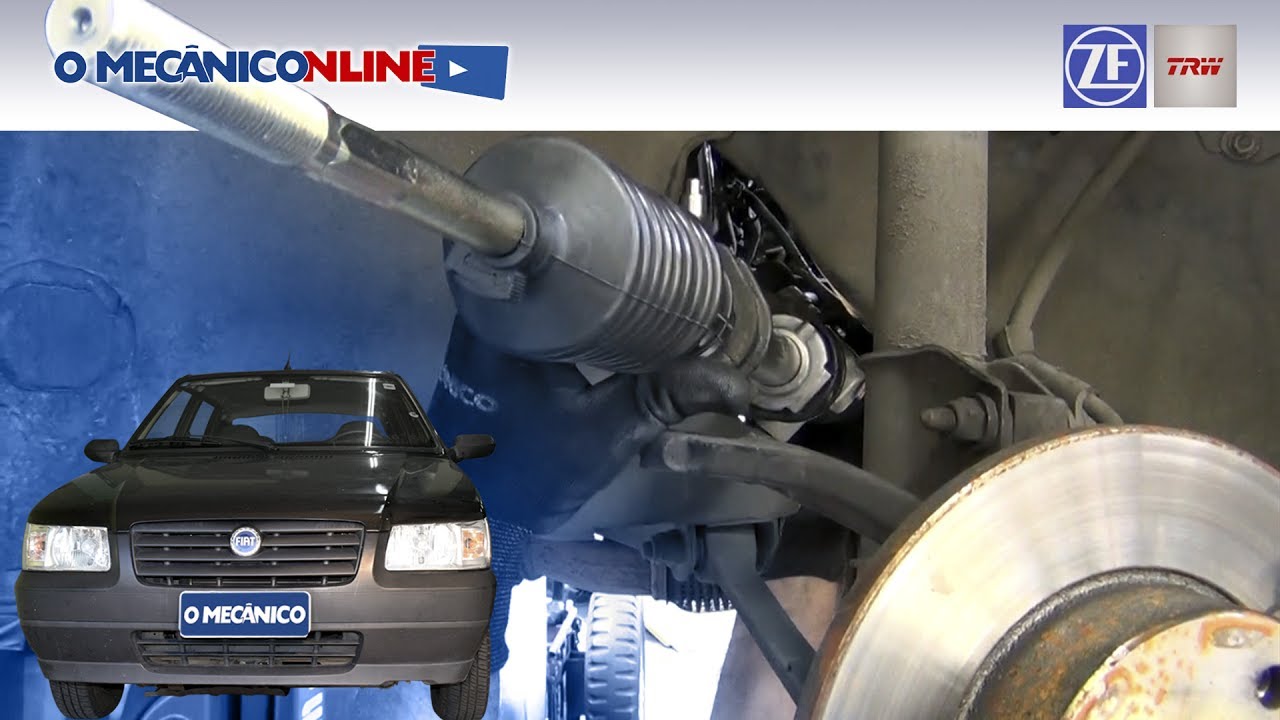 Troca da caixa de direção no Fiat Uno Mille