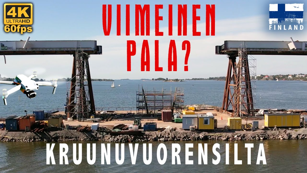 VIIMEINEN PALA PUUTTUU 🚀 KRUUNUVUORENSILTA HELSINKI 13.8.2023