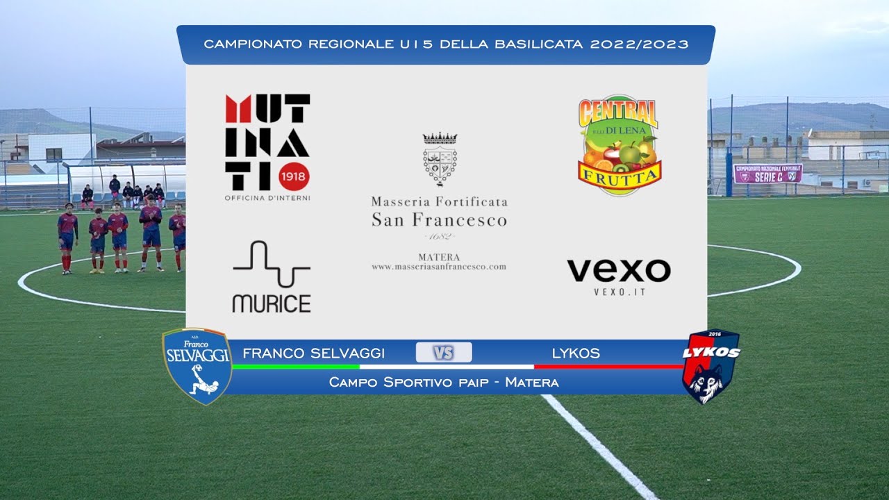 U15 Highlights - Franco Selvaggi 1-0 Lykos