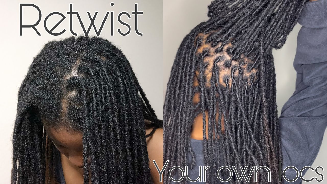 HOW TO RETWIST YOUR OWN LOCS ! | PALM ROLLING METHOD | LOC’D N LOADED Ep.3