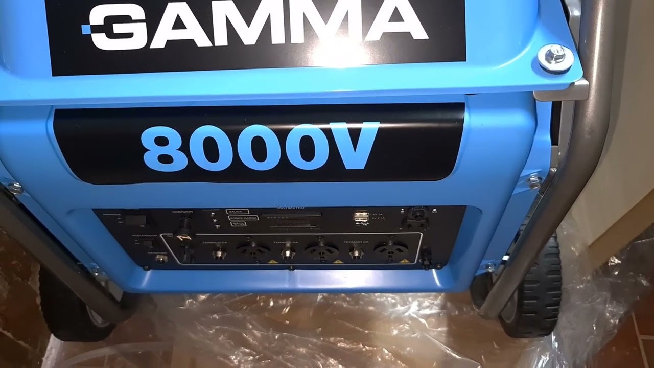 Generador, grupo electrógeno , planta eléctrica  GAMMA  inverter 7000 watts
