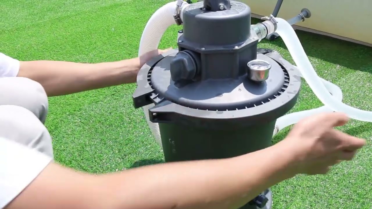 Sand pump cover leakage adjustment