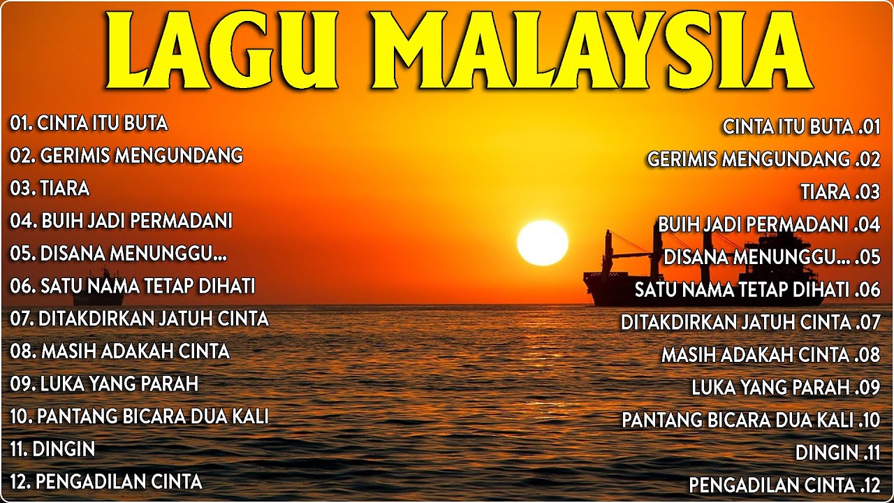 lagu malaysia menyentuh terbaik | lagu slow rock terbaik 90an | koleksi lagu kenangan terpopular📀