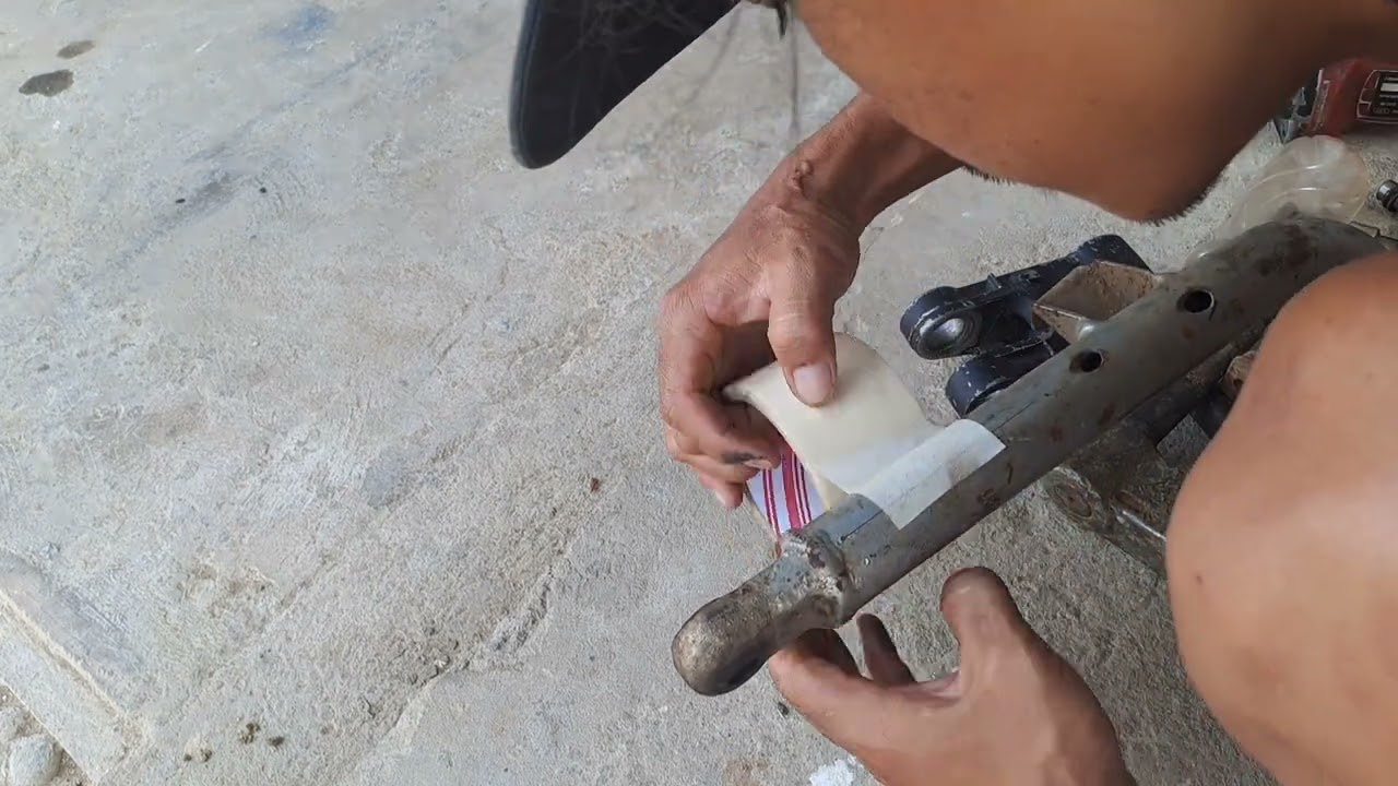 merubah fork vespa px pakai as ayun excel