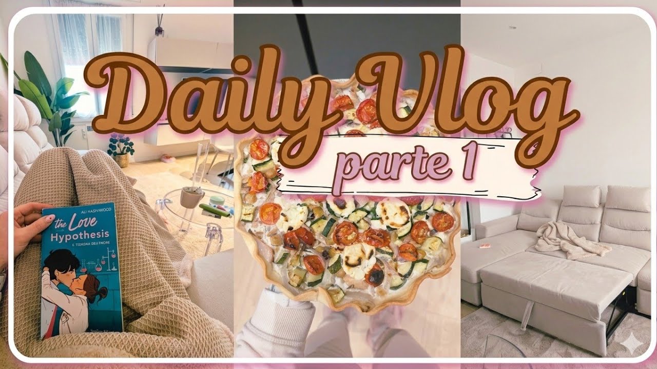 DAILY VLOG🤧 Influenza non ti temo(forse), consigli di lettura📚, ricetta torta salata🥧