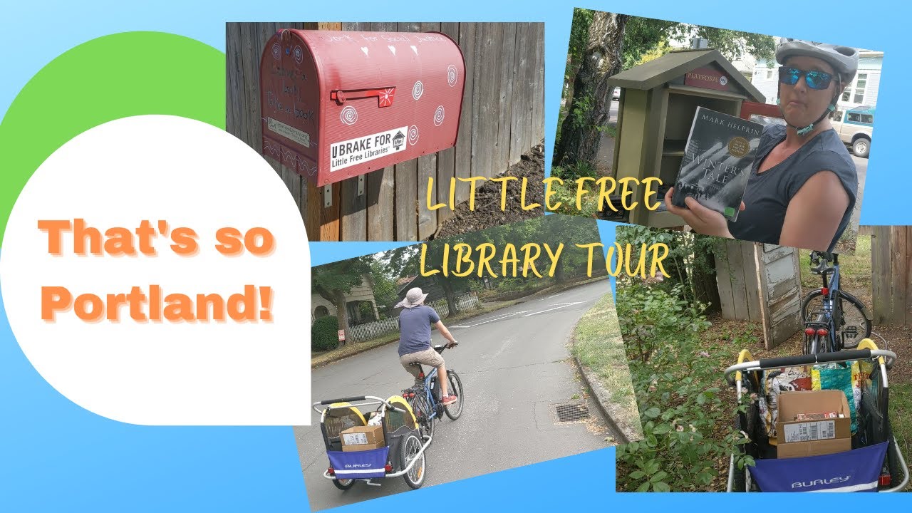Little Free Library Tour and Un-haul in Portland Oregon