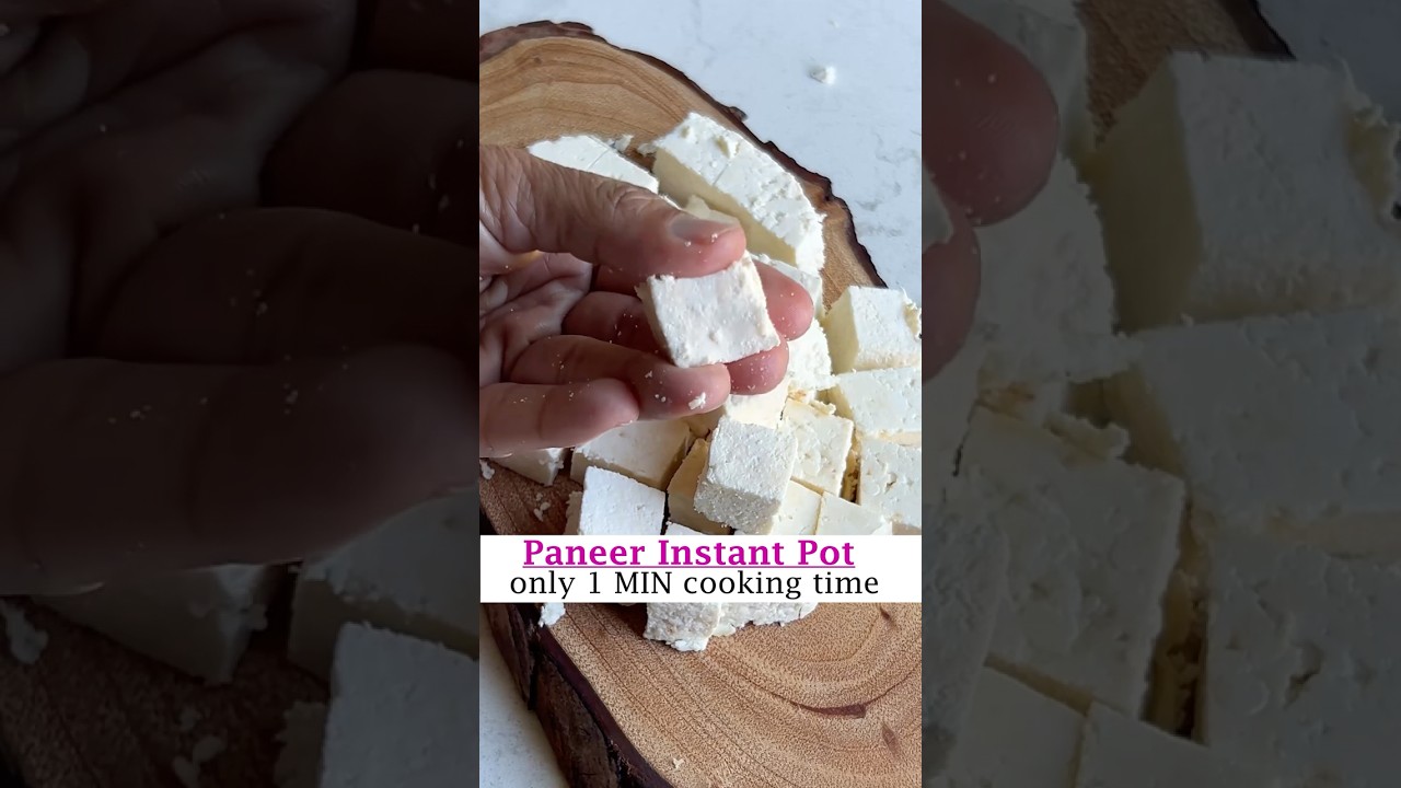 Only 1 minute Cooking Time - Instant Pot Paneer 