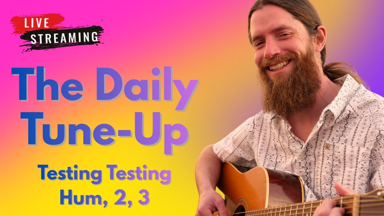 Humming To You LIVE!  Take a moment to calm and collect while I test Zooms live streaming quality