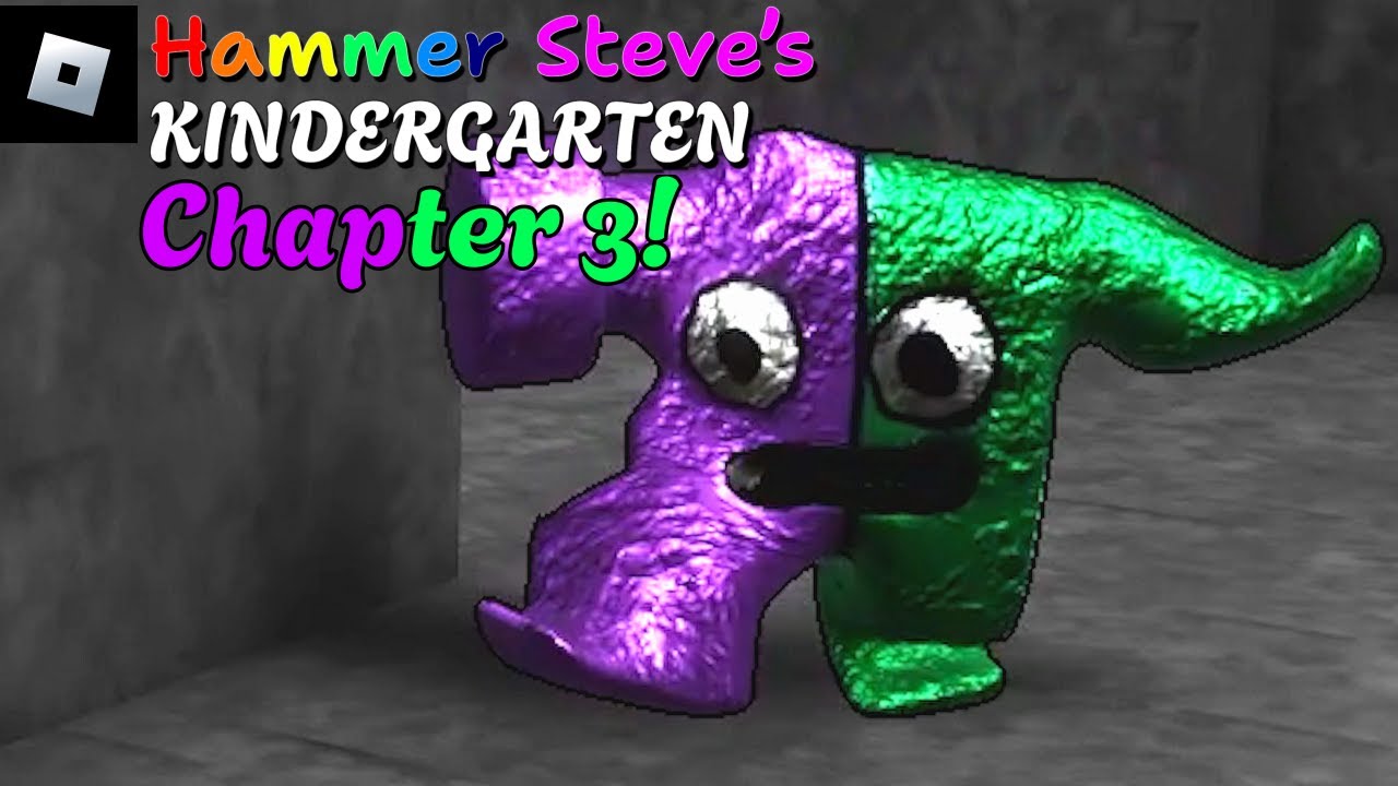 Hammer Steve's kindergarten [Chapter 3] : roblox mascot horror gameplay walkthrough
