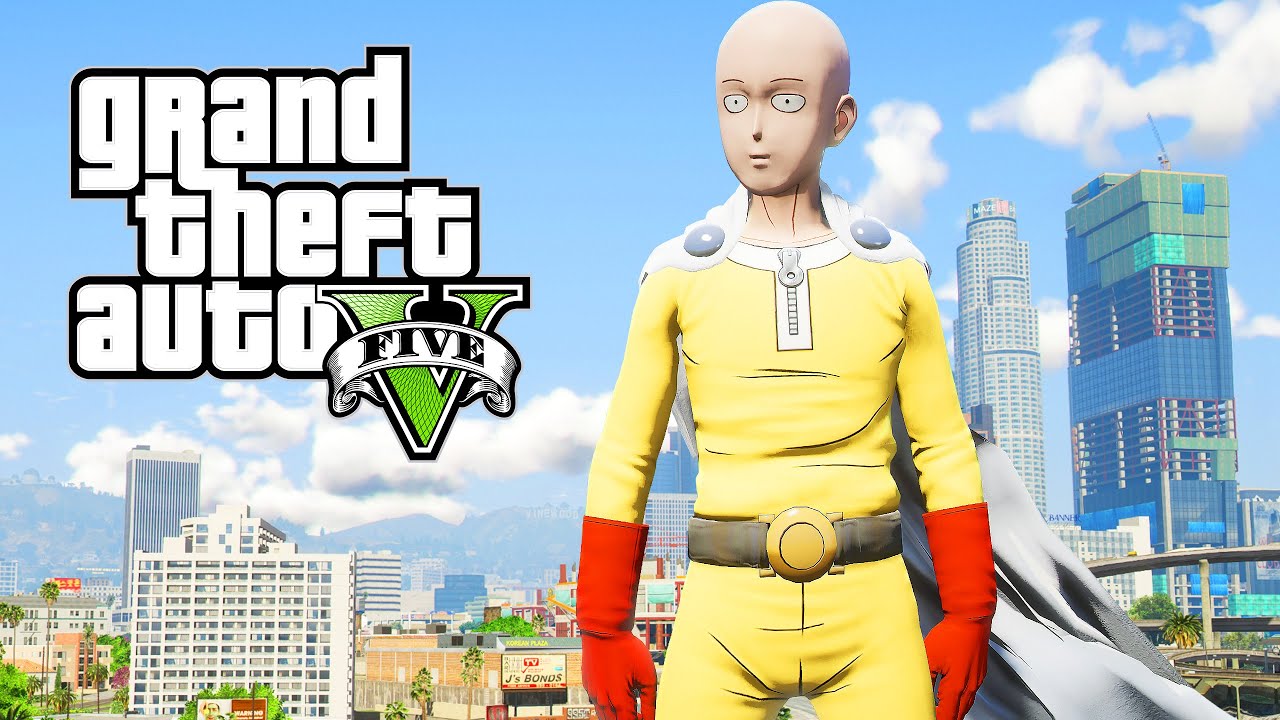 ONE PUNCH MAN dans GTA 5