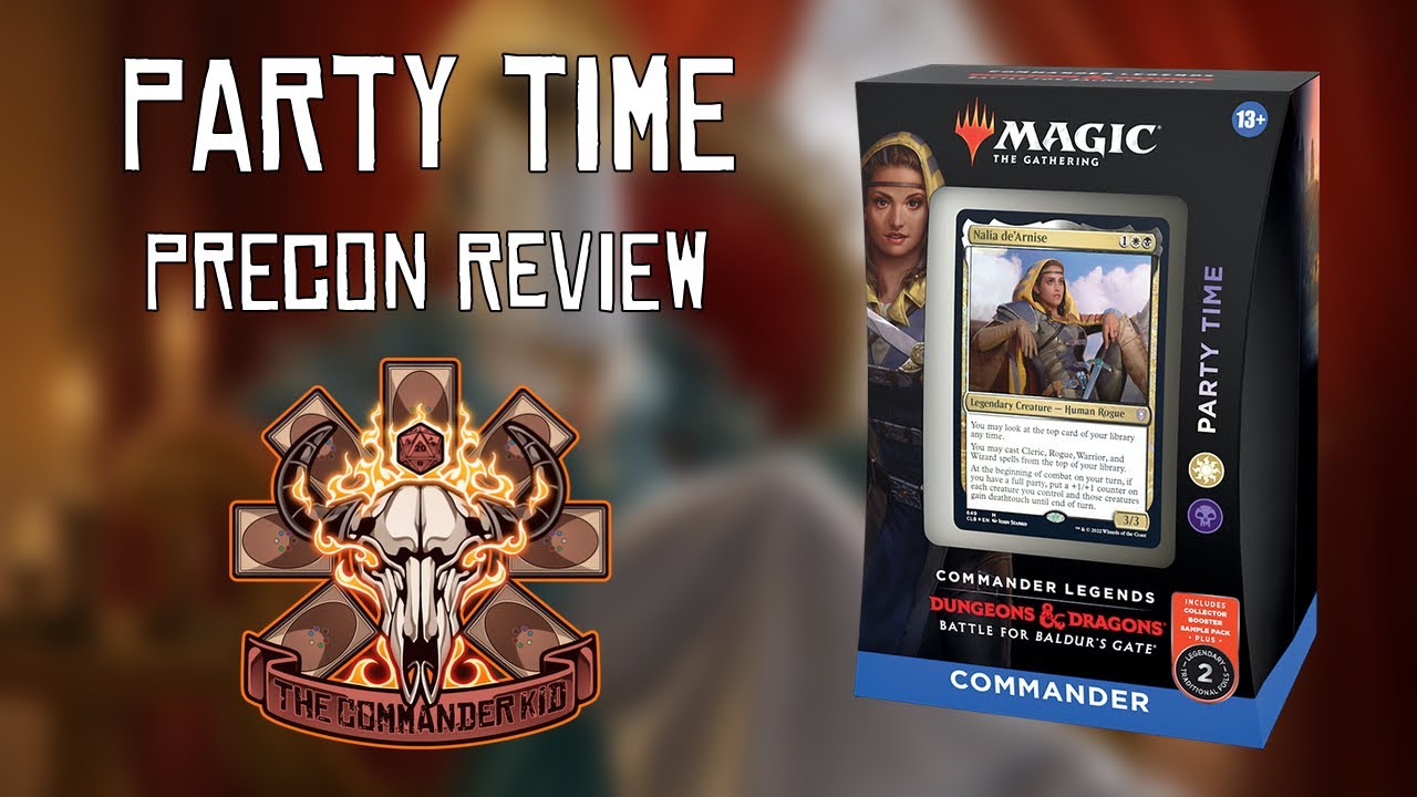 Party Time - EDH Precon review - Battle for Baldur's Gate