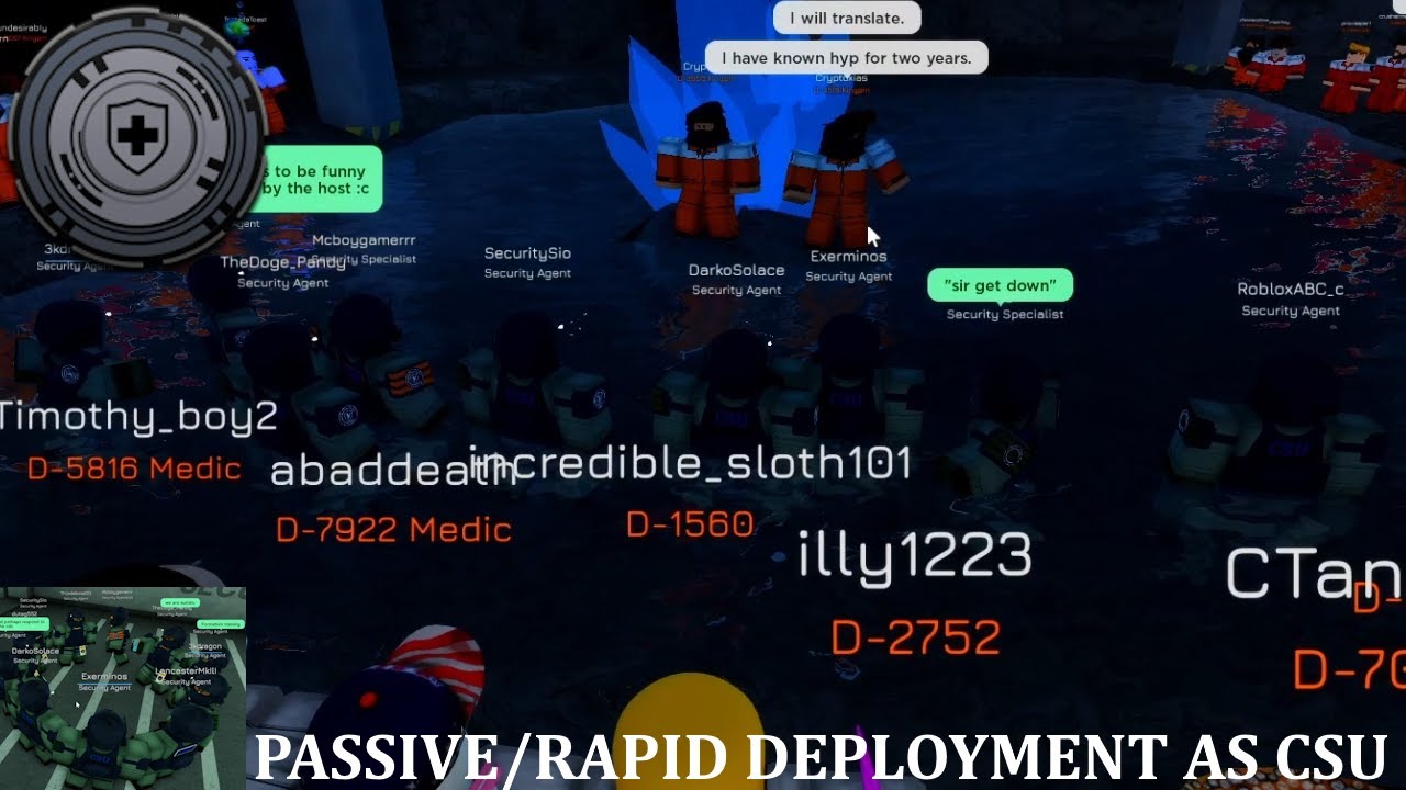 [SCI: Pathos III] Passive/Rapid Deployment as CSU (And TVC Funeral?)
