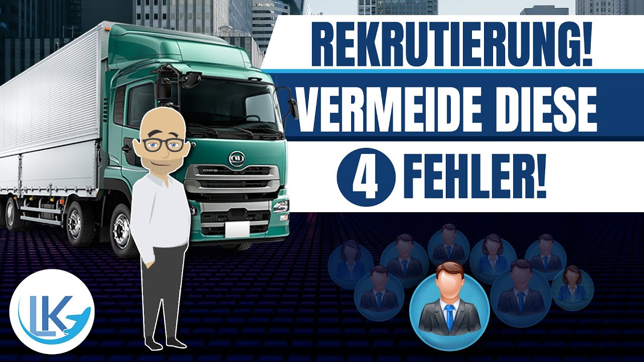 Die häufigsten Fehler bei der Personalsuche in der Logistik!