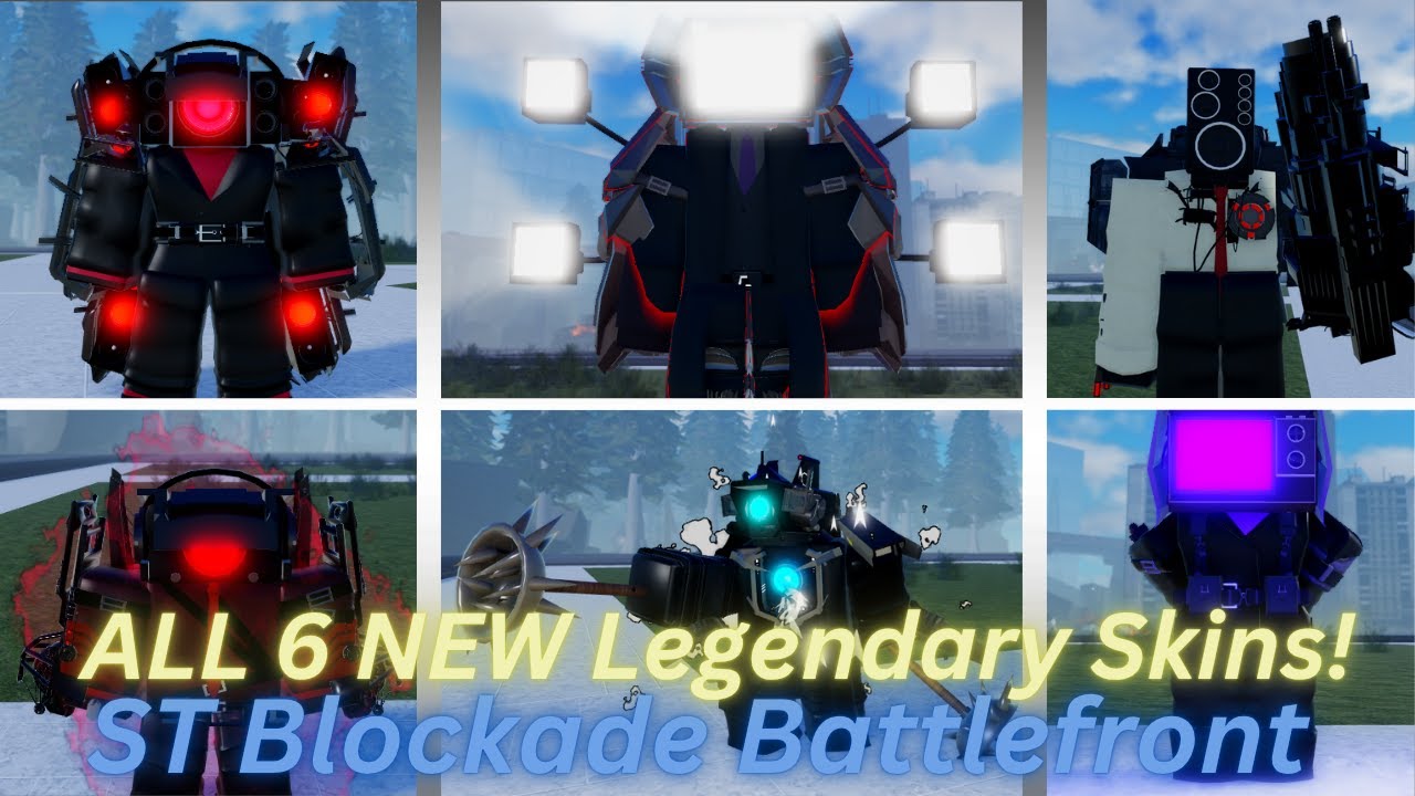 All 6 New Legendary Skins from Skins Update! on ST Blockade