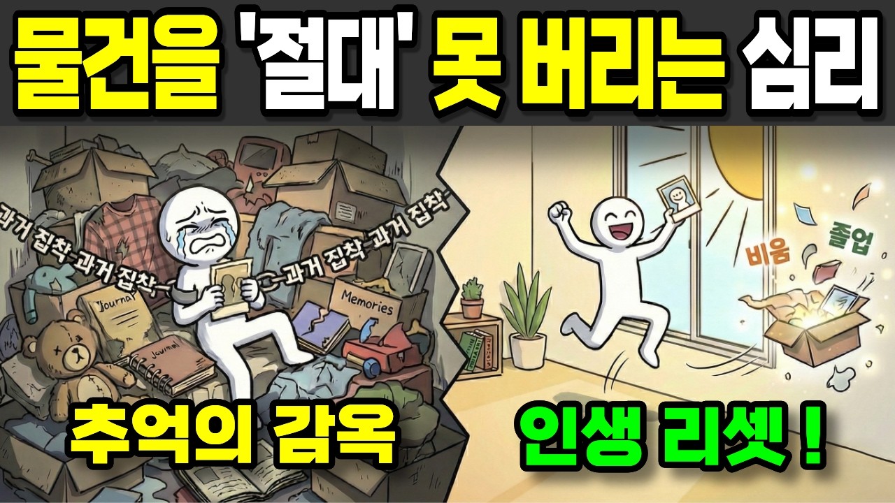 당신이 물건을 '절대' 못 버리는 심리학적 이유 (게으름 아님)
