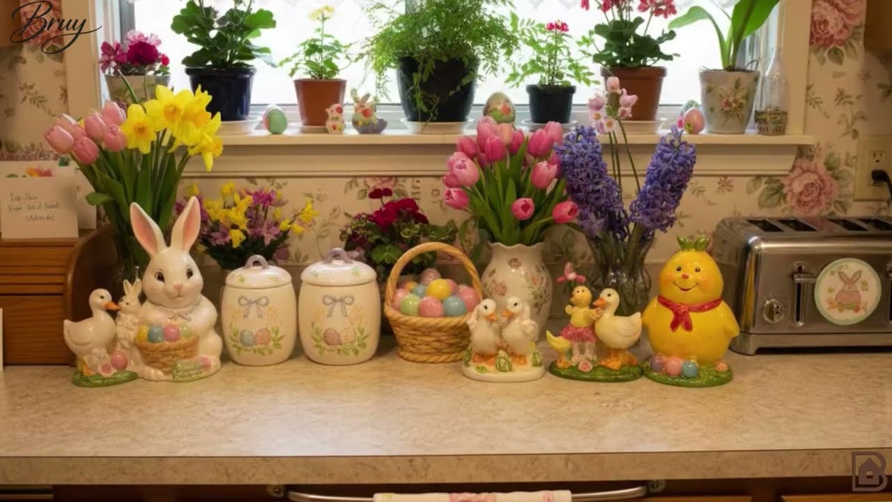 Vintage Easter Home Decor | Nostalgic Cottage Style | Spring Aesthetic