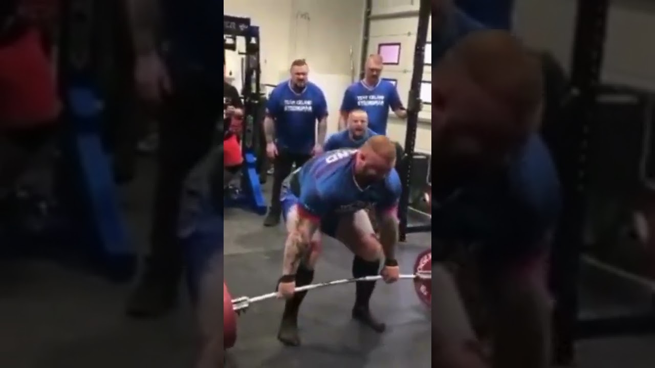 1058lbs DeadLift 👊💯 @thorbjornsson #shorts #bodybuilding