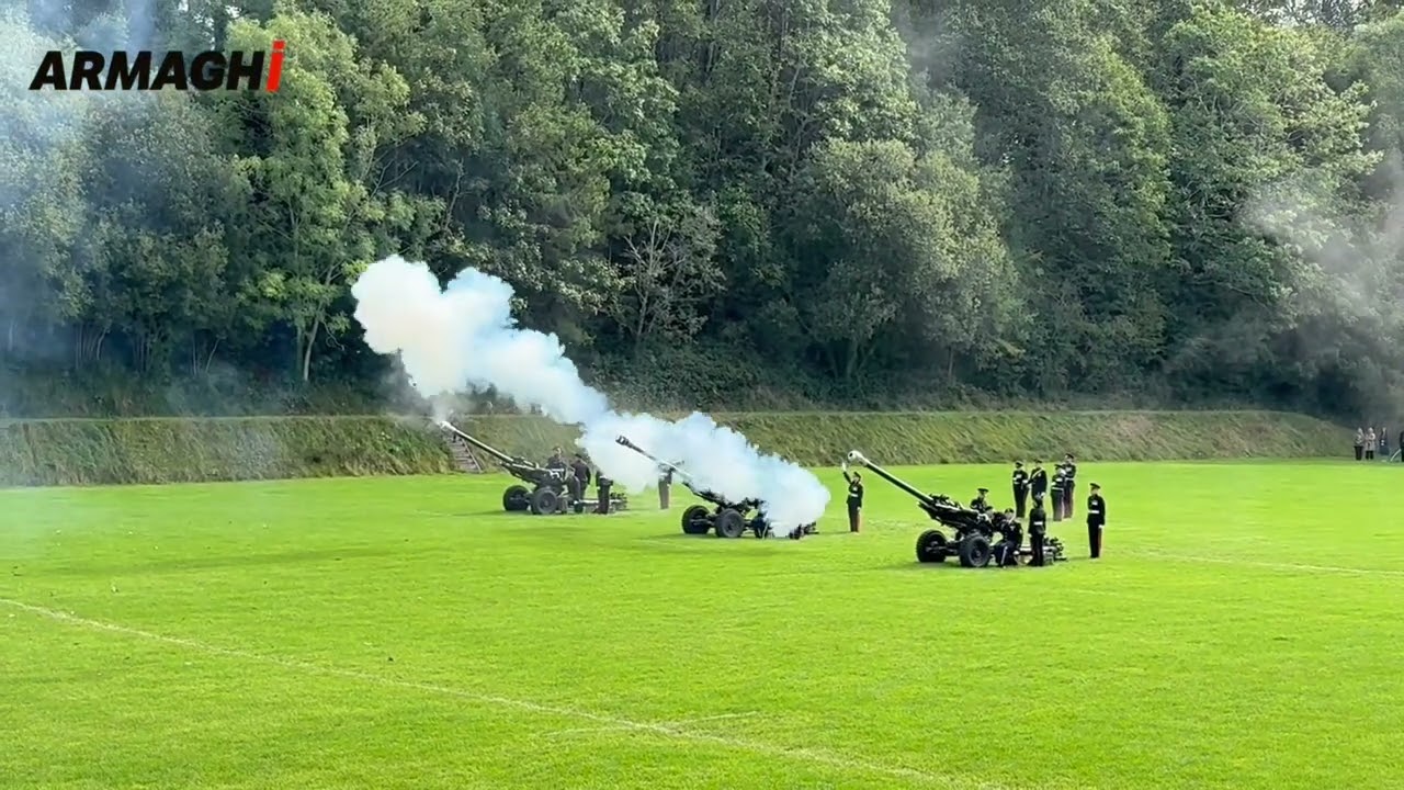 'Rare' Gun Salute at Royal School Armagh to mark King’s Accession to throne