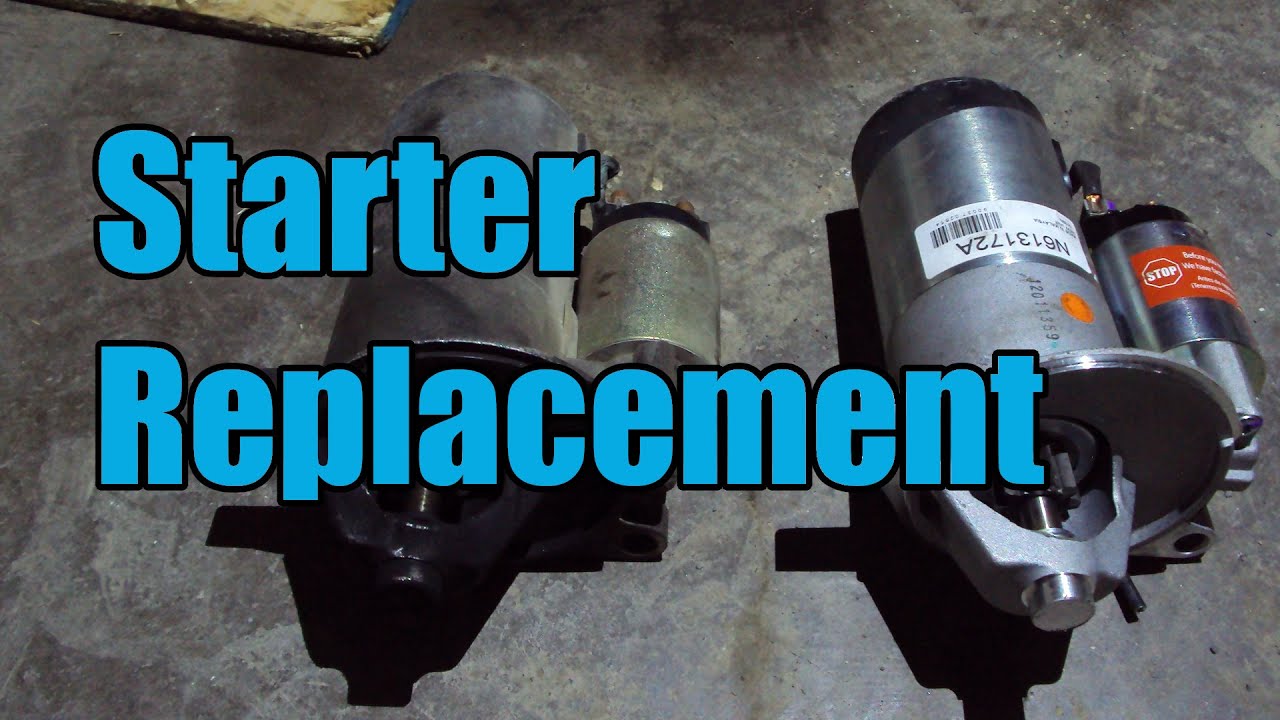 Starter Replacement 2000 Ford Mustang 3.8L