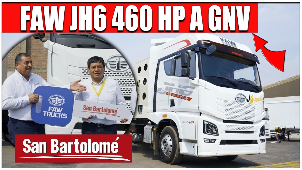 Camiones FAW JH6 460 HP a GNV a 'JP Logística' | San Bartolomé