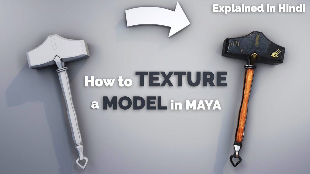 How to Texture a Model in Maya