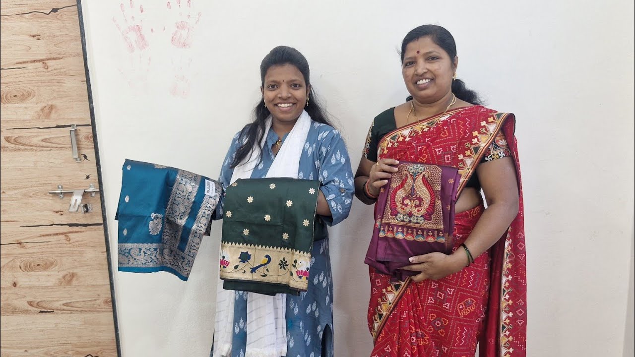 गुढीपाडवा स्पेशल ऑफर 😍😊 ऑफर ऑफर, पेशवाई पैठणी 😍 खूप छान डिझायनर साड्या😍