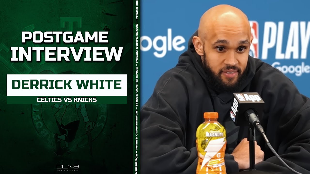 Derrick White on Celtics Game 5 Win, Playing for Jayson Tatum | FULL Postgame Press Conference
