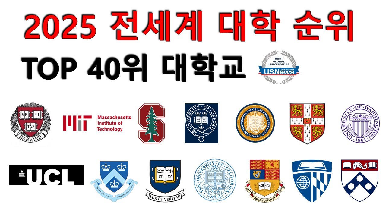 2025년 세계 대학 순위! 서울대·카이스트 순위는?
