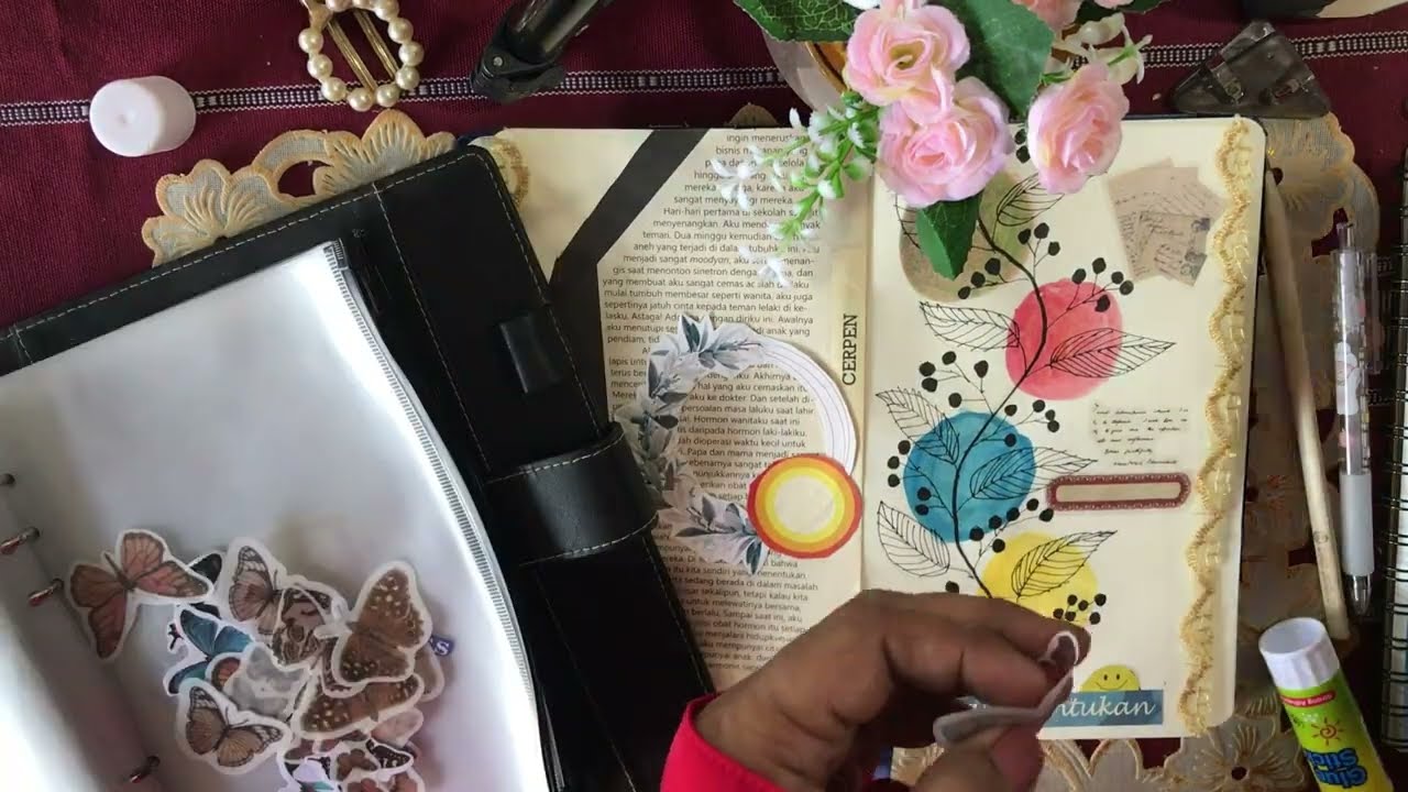 Journal with Me: How I Start My Art Journal & Unboxing Journal Supplies from ATK Jaya Store Ep.1
