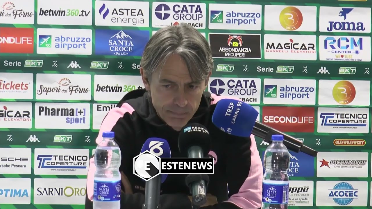 Pescara-Palermo 2-1, Inzaghi non fa drammi: 