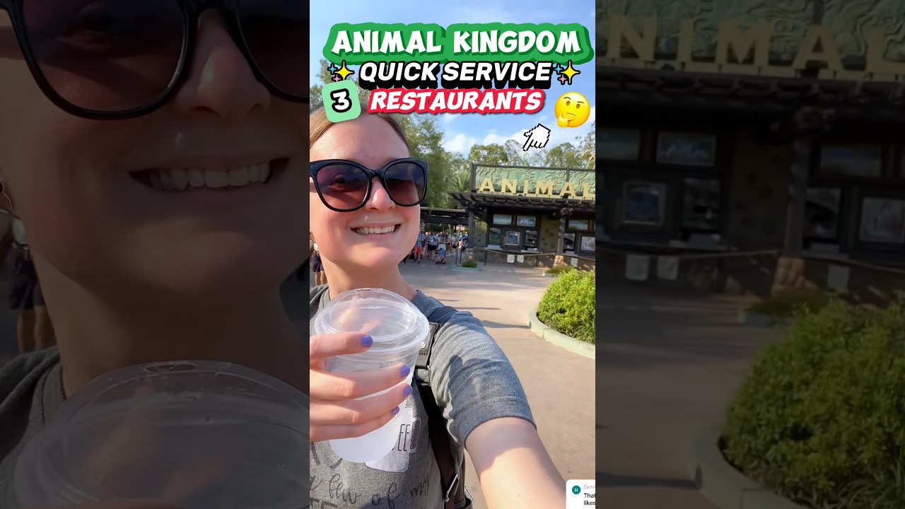 ЛУЧШИЙ ФАСТФУД В МИРЕ ЖИВОТНЫХ?! 🤔🌳 (Рестораны быстрого обслуживания в Disney)