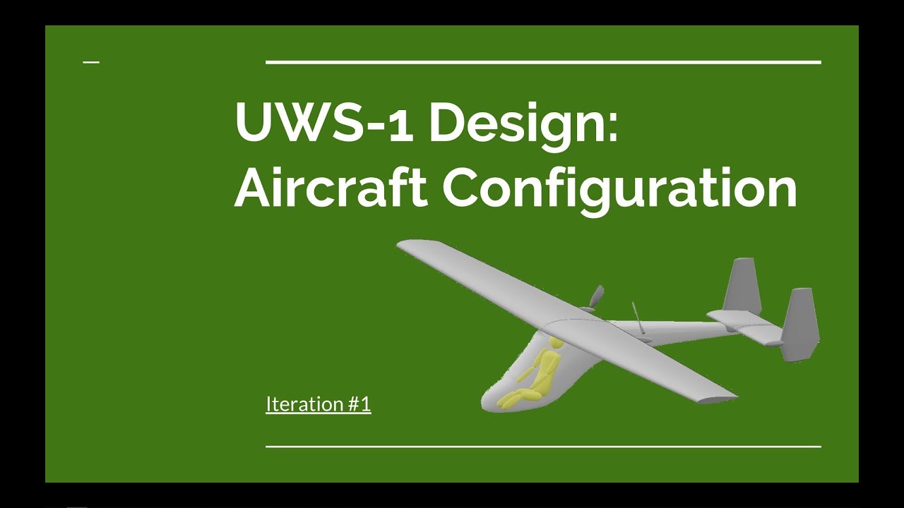 UWS 1 Ultralight Airplane Design Configuration