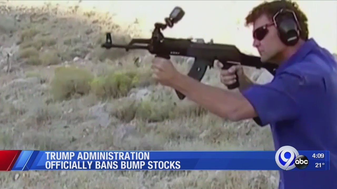 Bump stocks banned