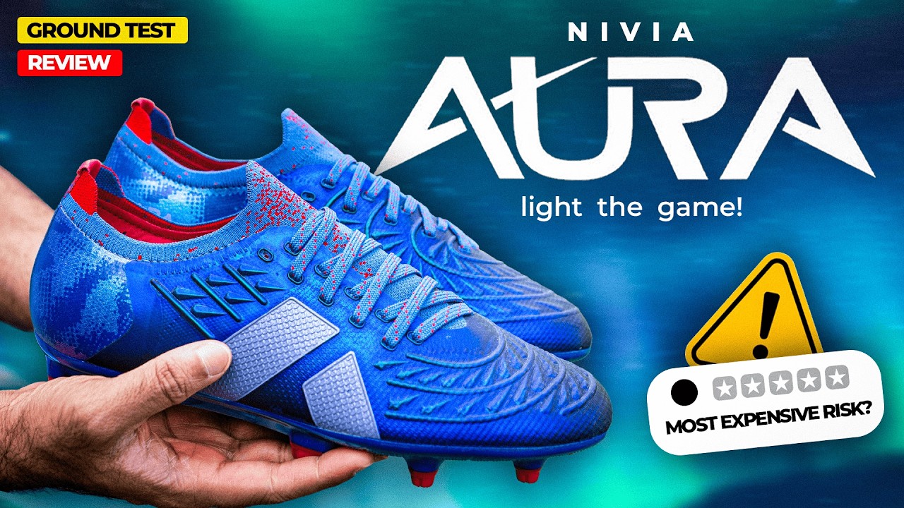 Nivia's Biggest Risk ? | New Nivia AURA Football Shoes Review!