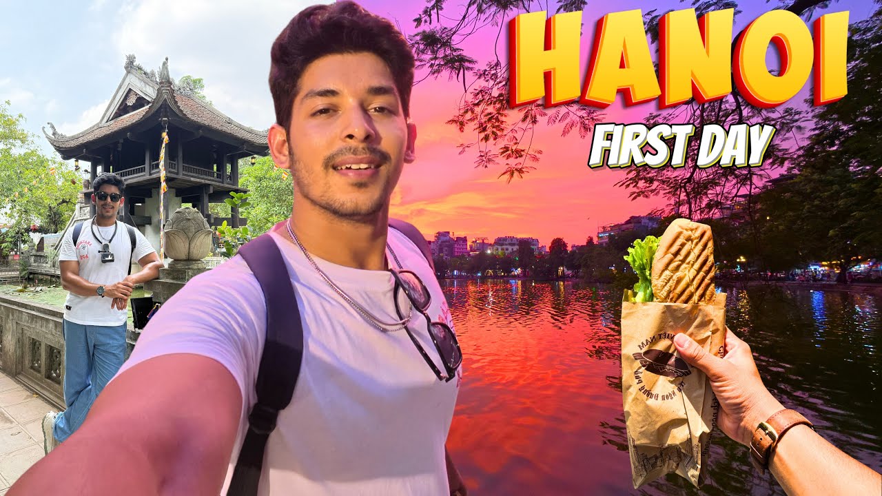 🇻🇳 My First Day in Hanoi Vietnam Old Quarter, Vietnamese Food, Hoan Kiem Lake & Hanoi City Tour 2025