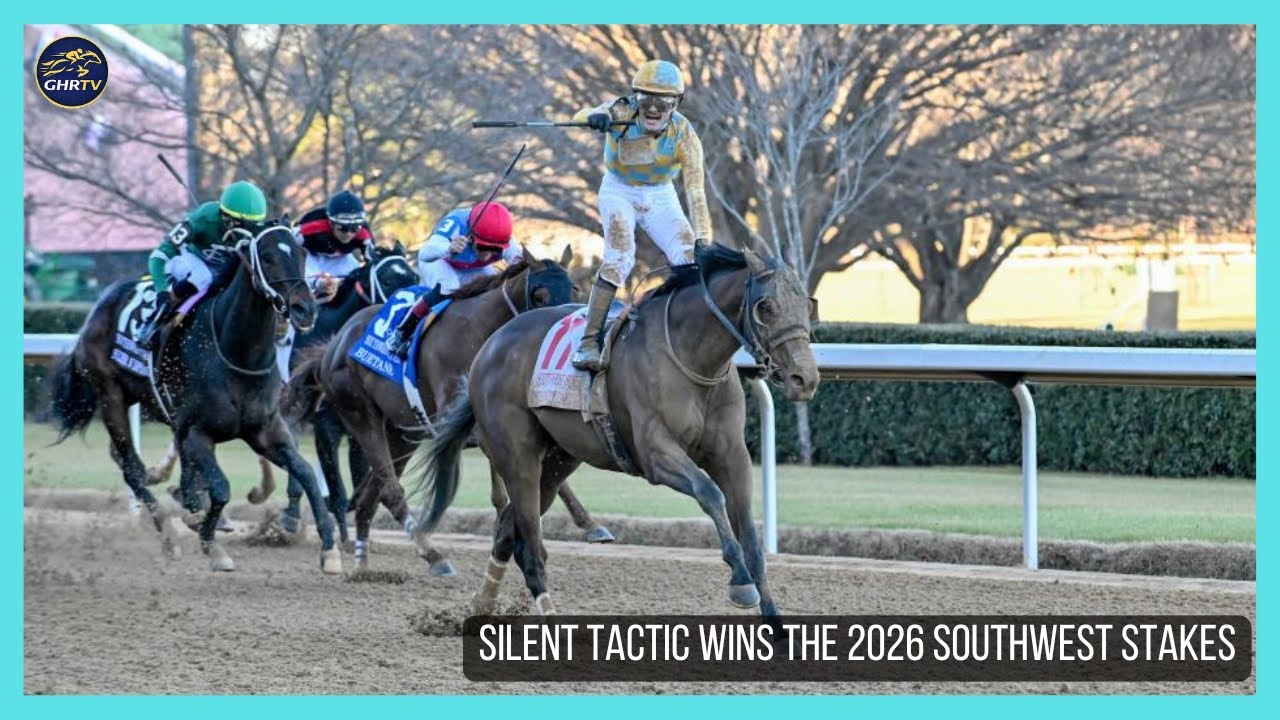 SILENT TACTIC wins the 2026 Southwest Stakes (G3)