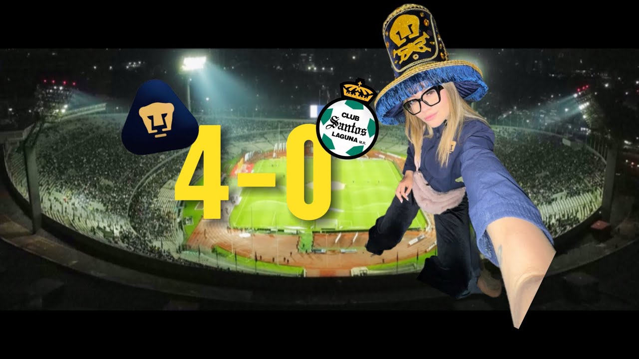 PUMAS GANA 4-0 ⚽️ | Vlog en C.U | NOCHE MAGICA ✨