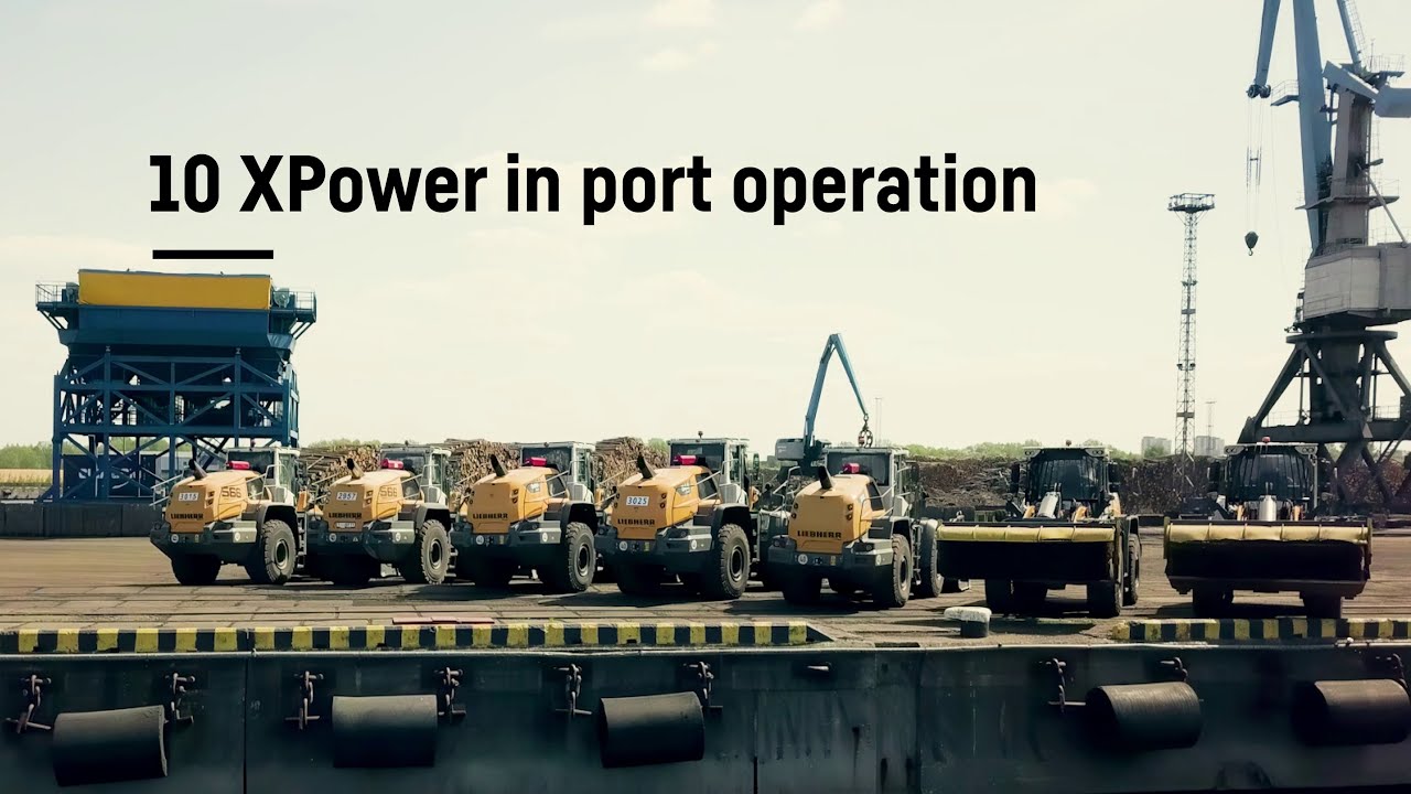 Liebherr - XPower wheel loaders in port operation