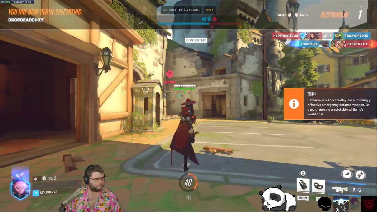 Drunkratt Reacts: OW2 Spotlight | !raffle at 7 EST