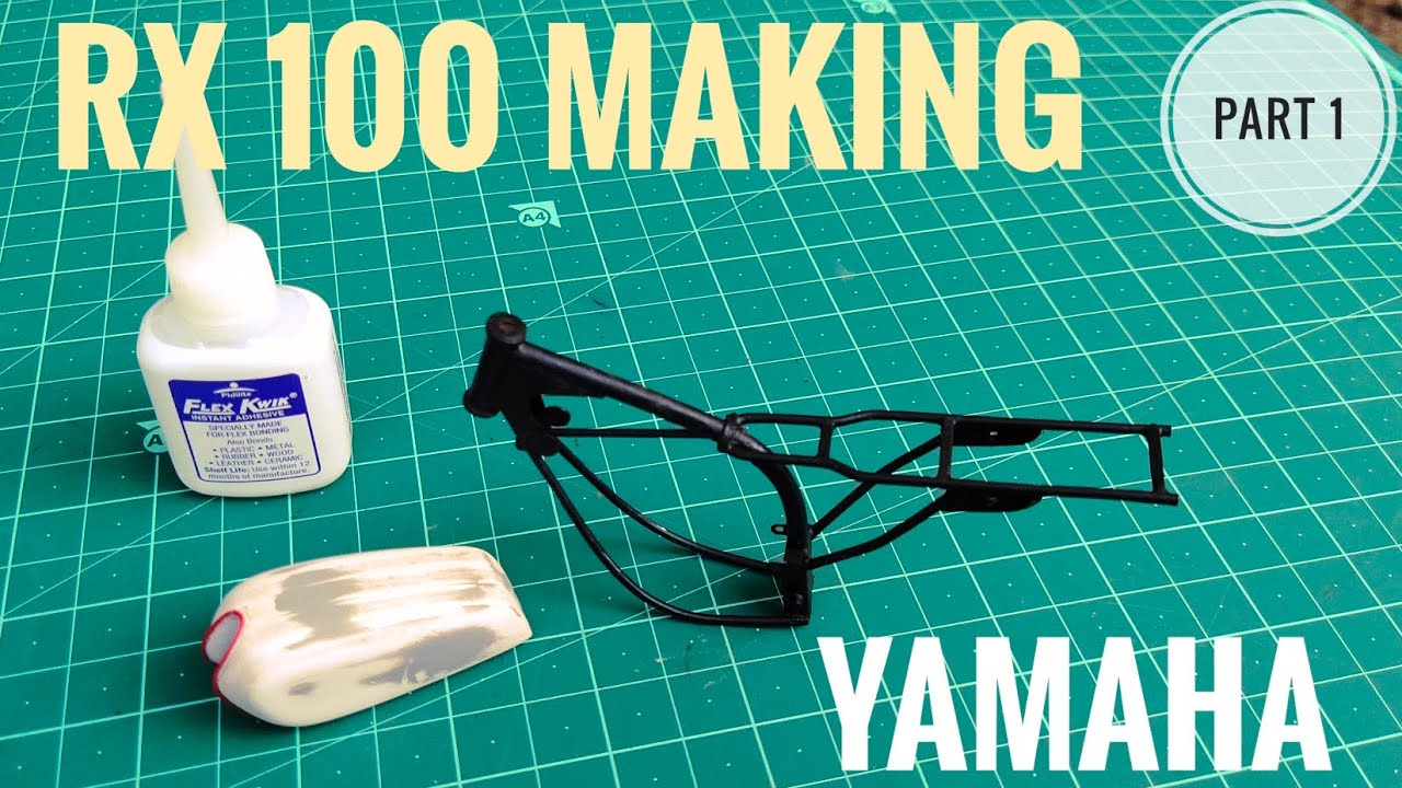 YAMAHA RX 100 Handmade Miniature Chassis Making | part 1 |